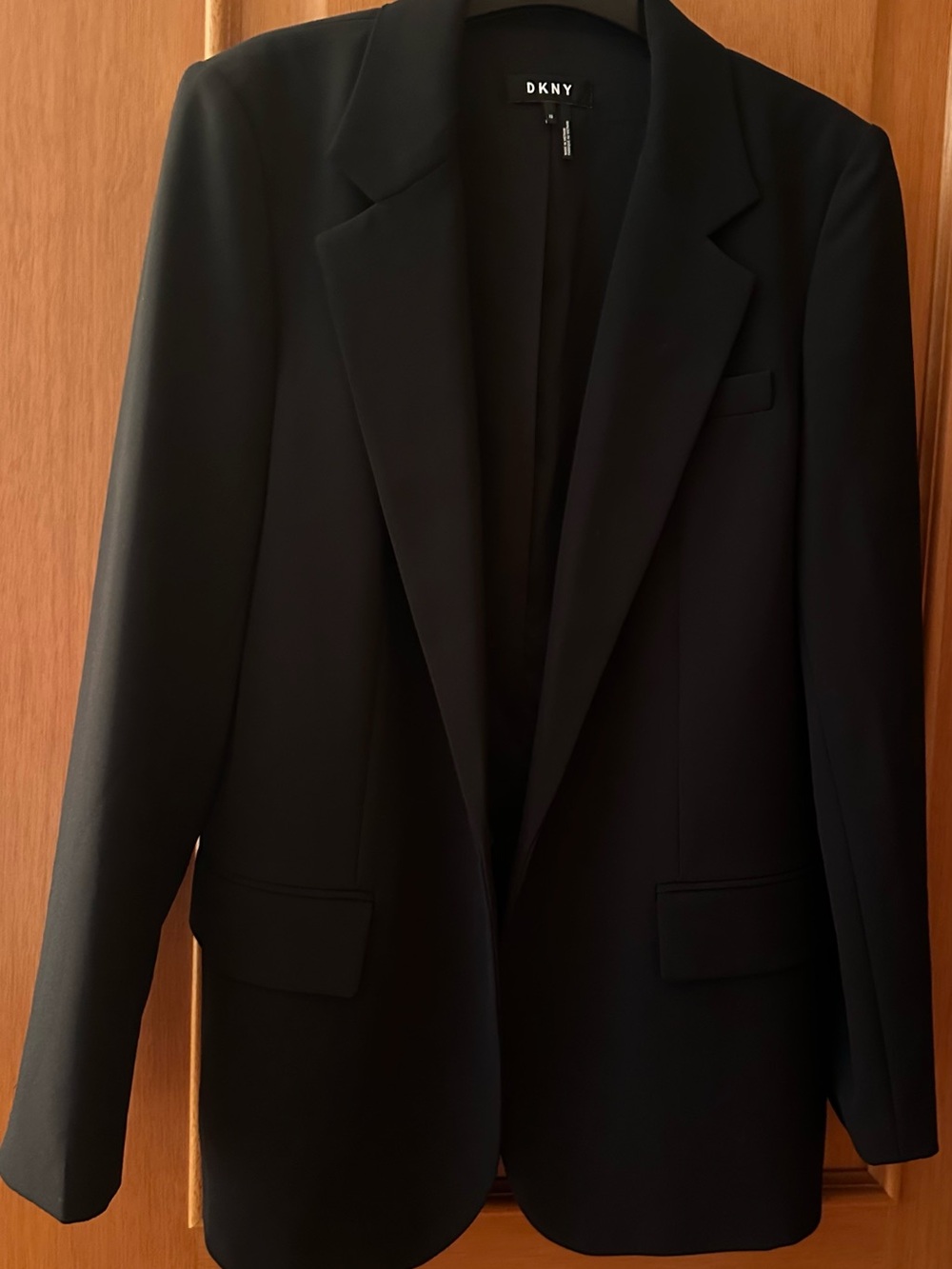 DKNY Women’s Black Blazer - Classic Tailored Jacket